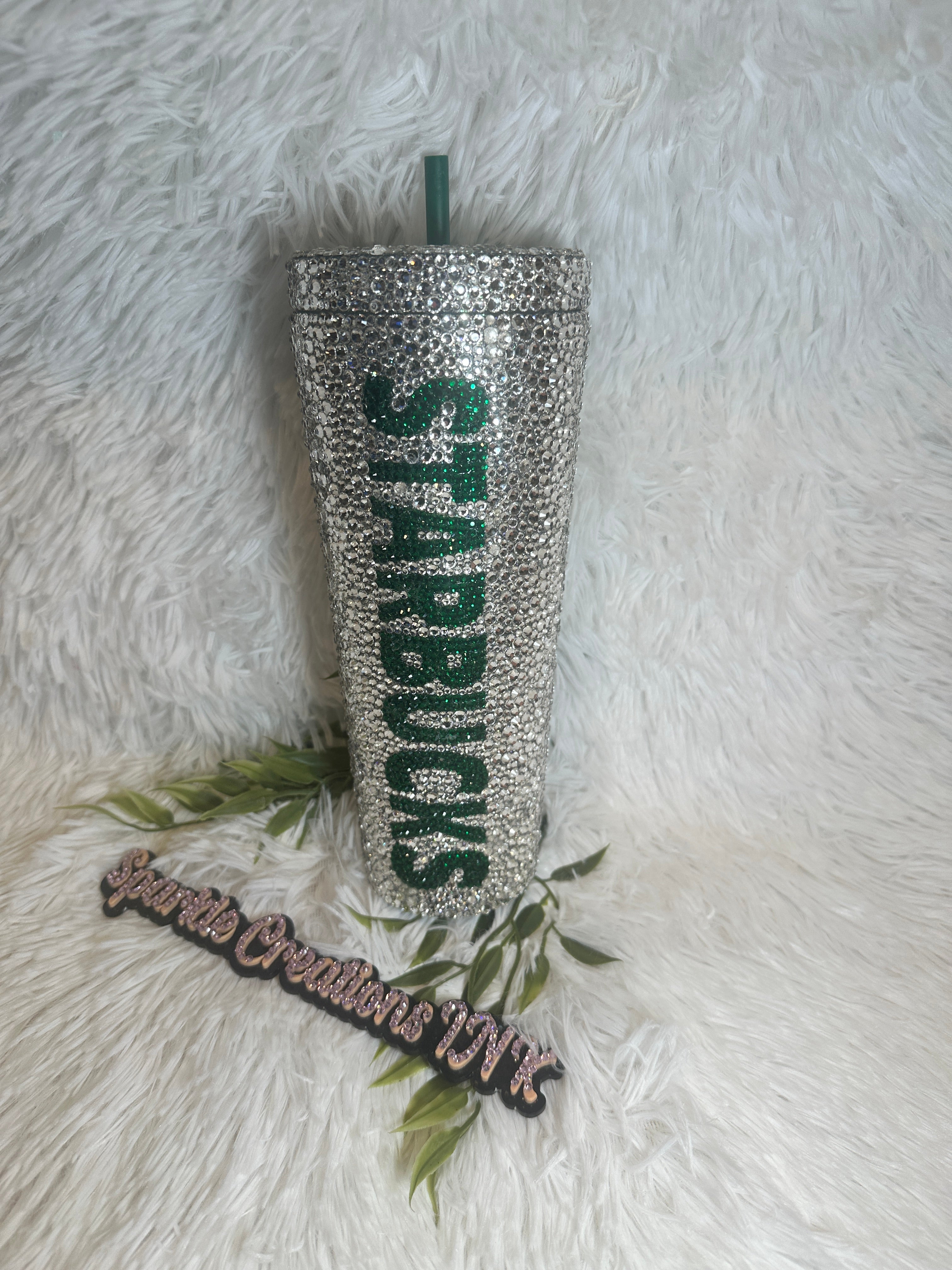 24 oz matte black starbucks cup Bad Bunny Matt Black Starbucks Cup – Mynique Creations main image 1